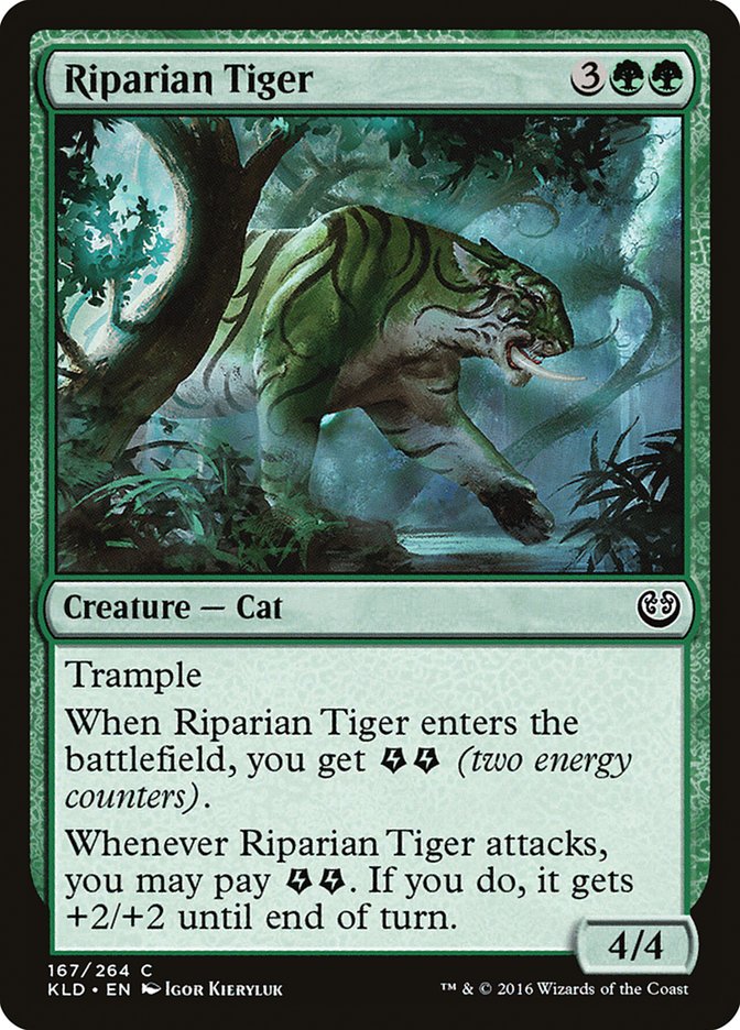Riparian Tiger [Kaladesh] [Foil]
