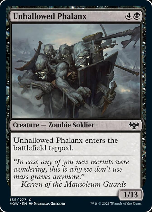 Unhallowed Phalanx [Innistrad: Crimson Vow] [Foil]