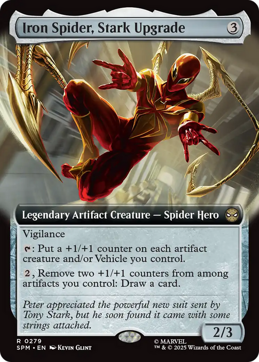 Iron Spider, Stark Upgrade (Extended Art) [Marvel's Spider-Man] [Foil]