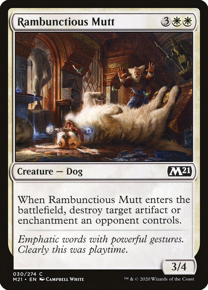 Rambunctious Mutt [Core Set 2021] [Foil]