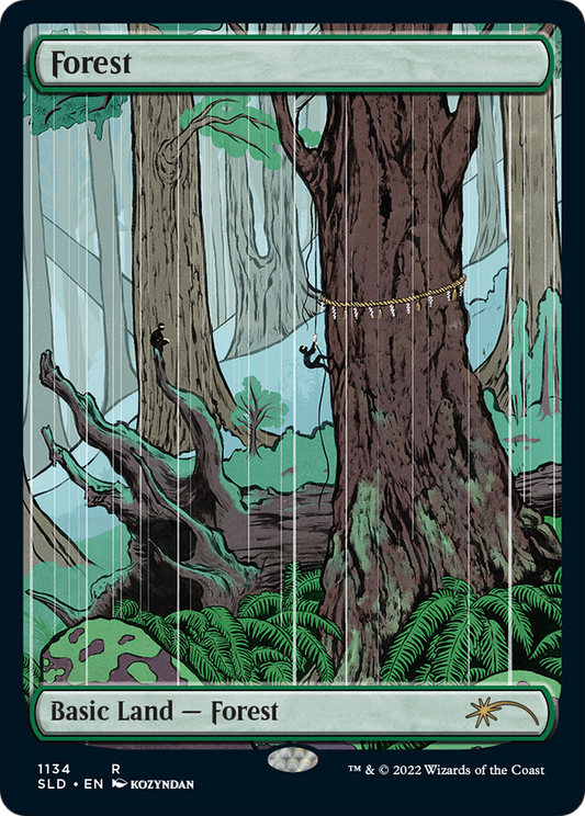 Forest (1134) (Full-Art) [Secret Lair Drop Series] [Foil]