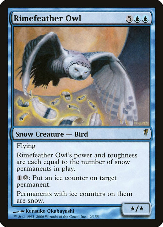 Rimefeather Owl [Coldsnap] [Foil]