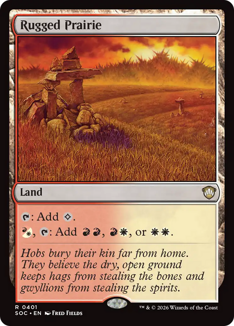 Rugged Prairie [Secrets of Strixhaven Commander] [Foil]