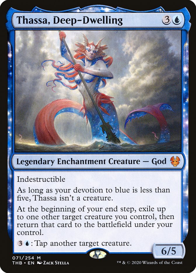 Thassa, Deep-Dwelling [Theros Beyond Death] [Foil]