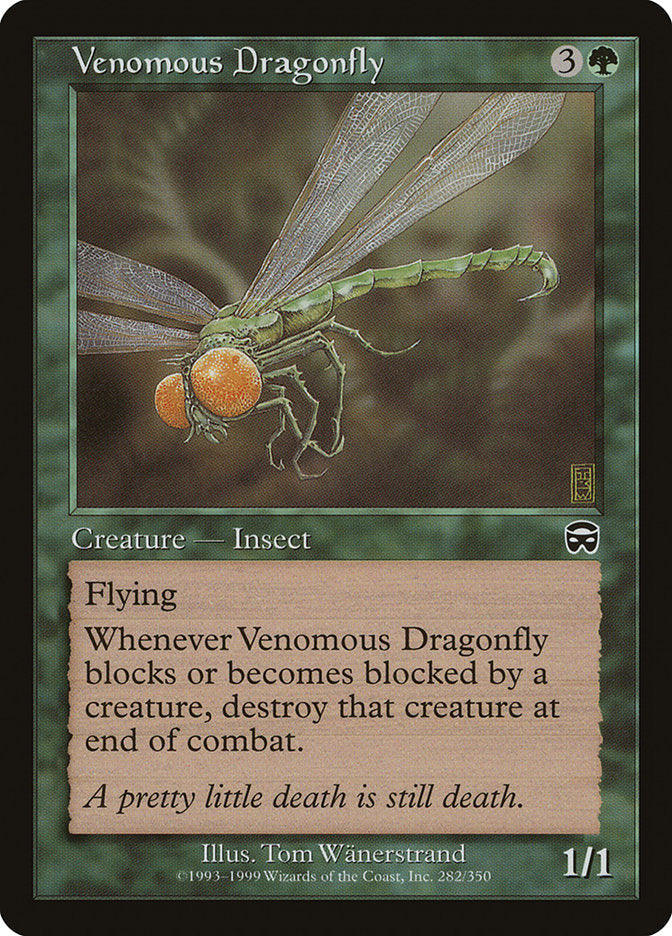 Venomous Dragonfly [Mercadian Masques] [Foil]