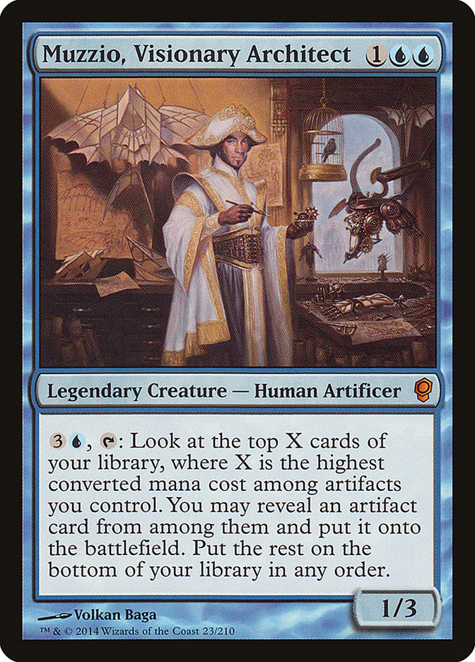 Muzzio, Visionary Architect [Conspiracy] [Foil]
