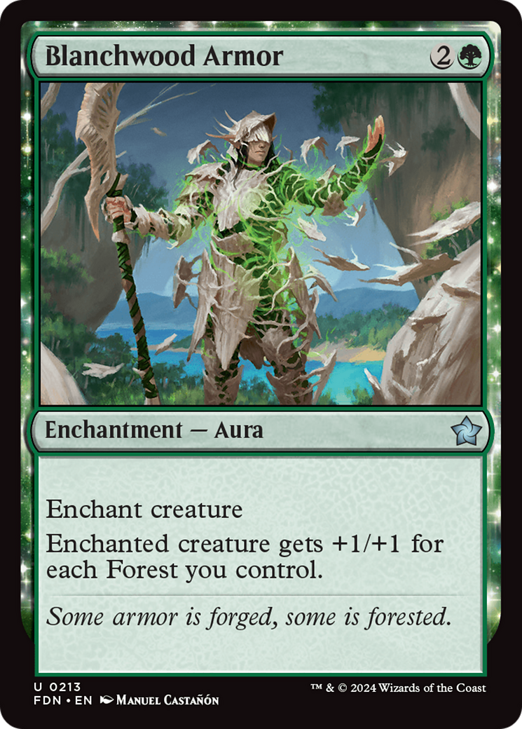 Blanchwood Armor [Foundations] [Foil]