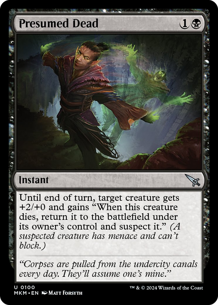 Presumed Dead [Murders at Karlov Manor] [Foil]