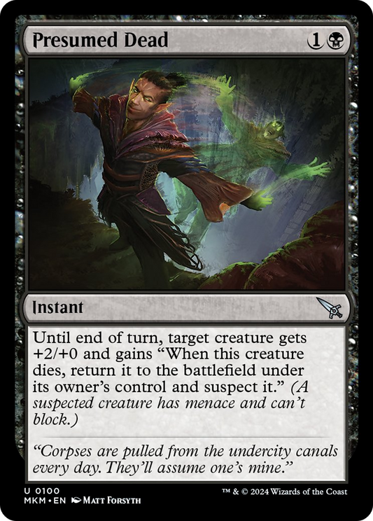 Presumed Dead [Murders at Karlov Manor] [Foil]