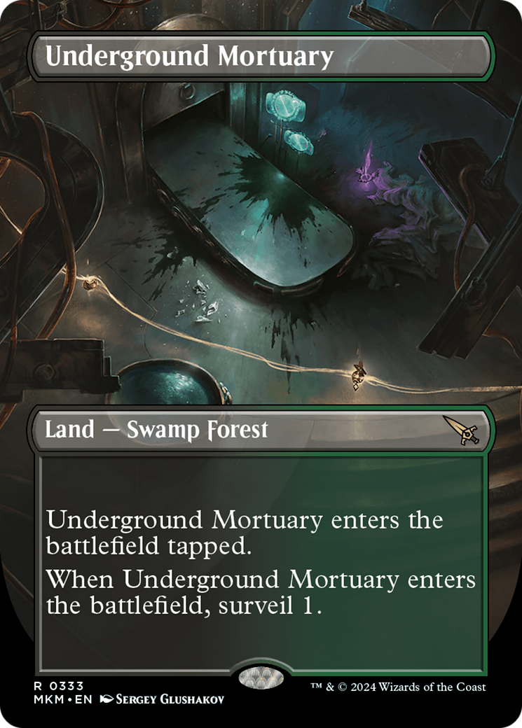 Underground Mortuary (Borderless) [Murders at Karlov Manor] [Foil]