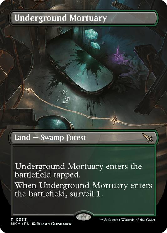 Underground Mortuary (Borderless) [Murders at Karlov Manor] [Foil]