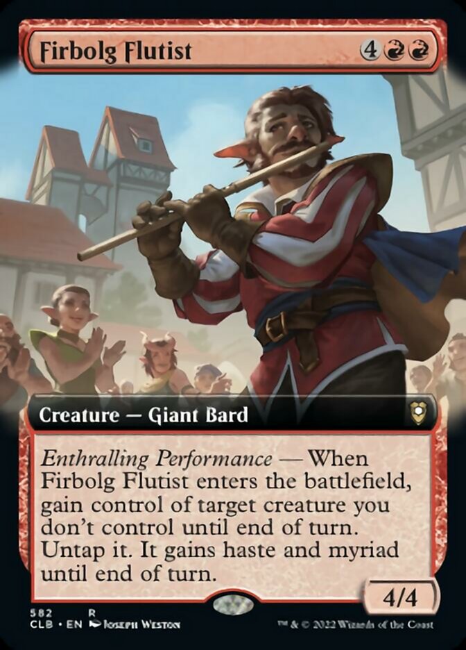 Firbolg Flutist (Extended Art) [Commander Legends: Battle for Baldur's Gate] [Foil]