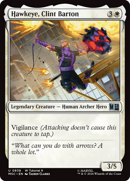 Hawkeye, Clint Barton (0838) [Marvel Super Heroes Commander]