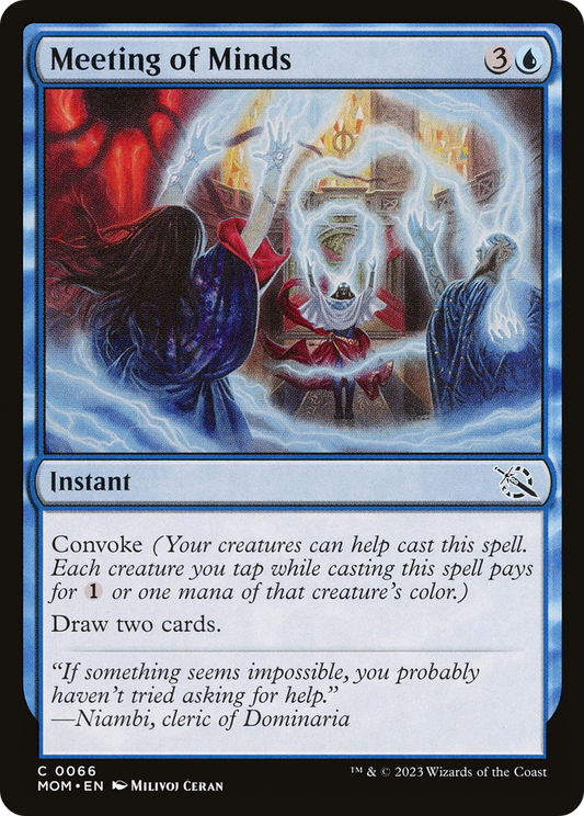 Meeting of Minds [March of the Machine] [Foil]