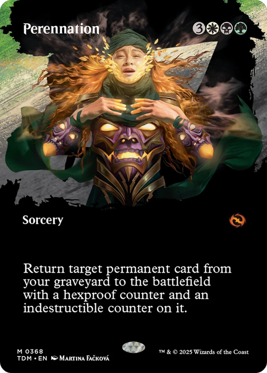 Perennation (Borderless) [Tarkir: Dragonstorm] [Foil]