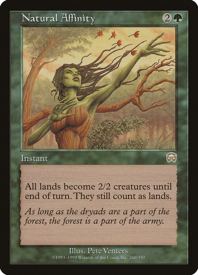 Natural Affinity [Mercadian Masques] [Foil]