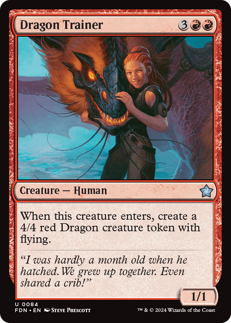 Dragon Trainer [Foundations] [Foil]