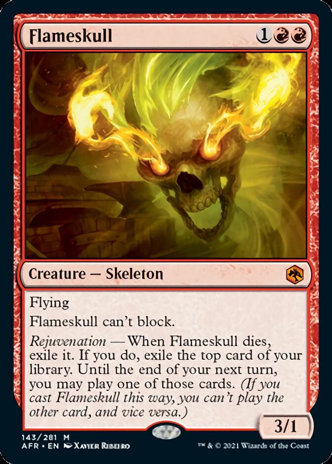Flameskull [Dungeons & Dragons: Adventures in the Forgotten Realms] [Foil]