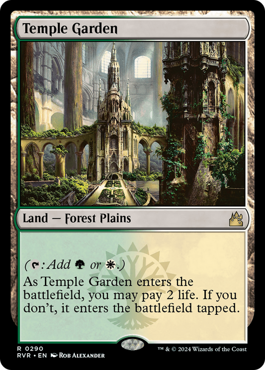 Temple Garden [Ravnica Remastered] [Foil]