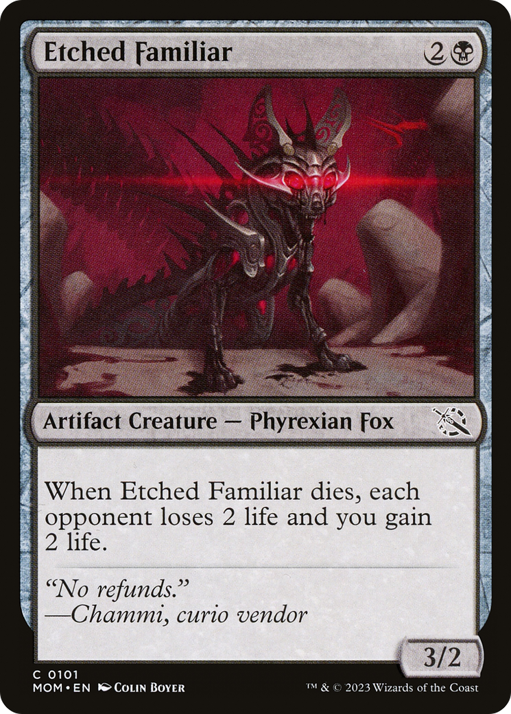 Etched Familiar [March of the Machine] [Foil]