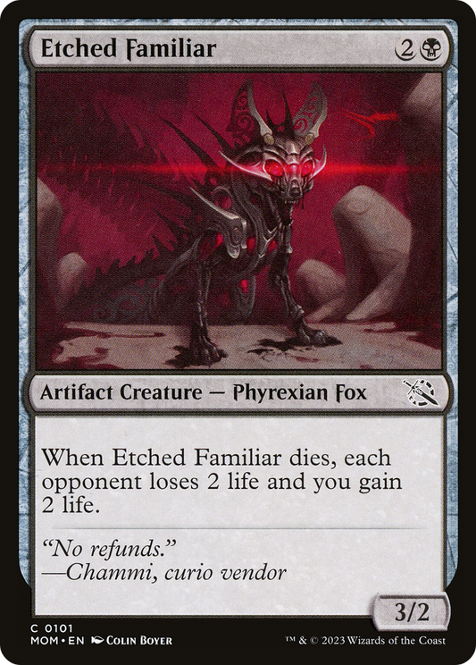 Etched Familiar [March of the Machine] [Foil]