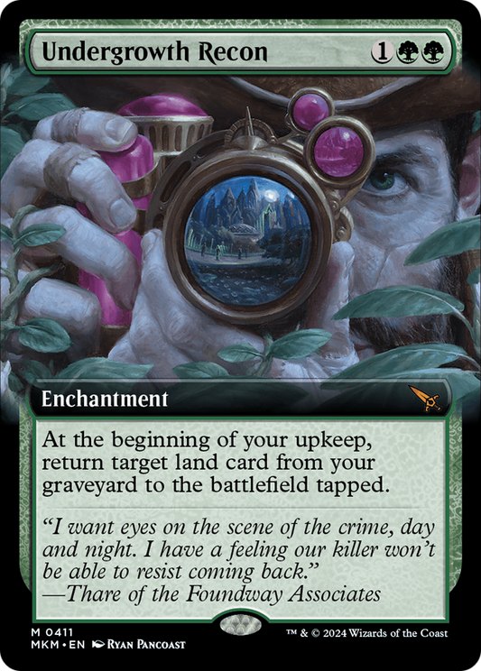 Undergrowth Recon (Extended Art) [Murders at Karlov Manor] [Foil]