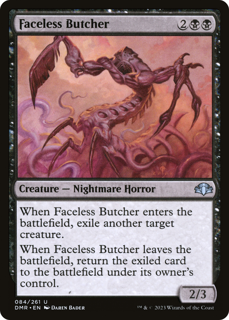 Faceless Butcher [Dominaria Remastered] [Foil]