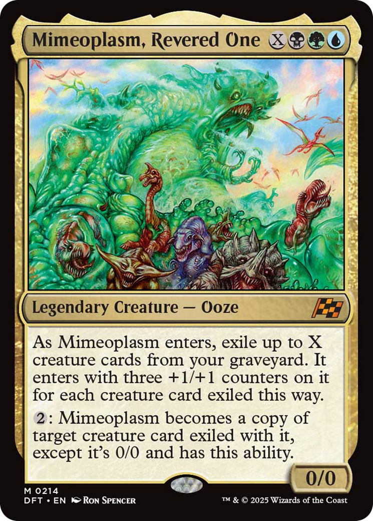 Mimeoplasm, Revered One [Aetherdrift] [Foil]