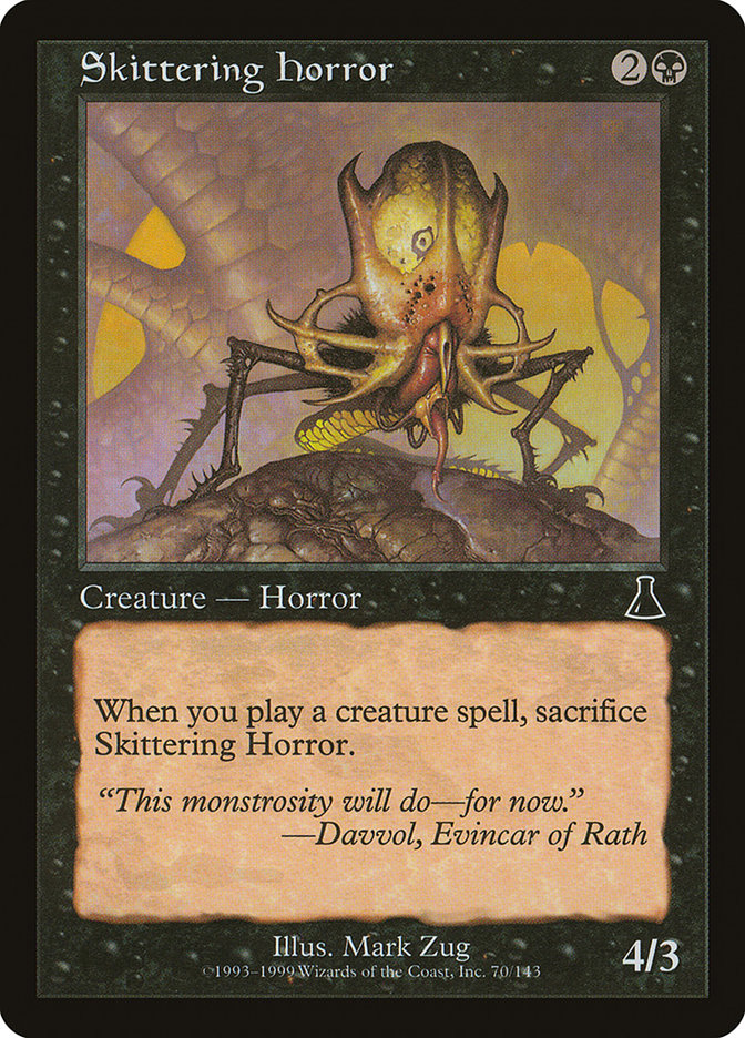 Skittering Horror [Urza's Destiny] [Foil]