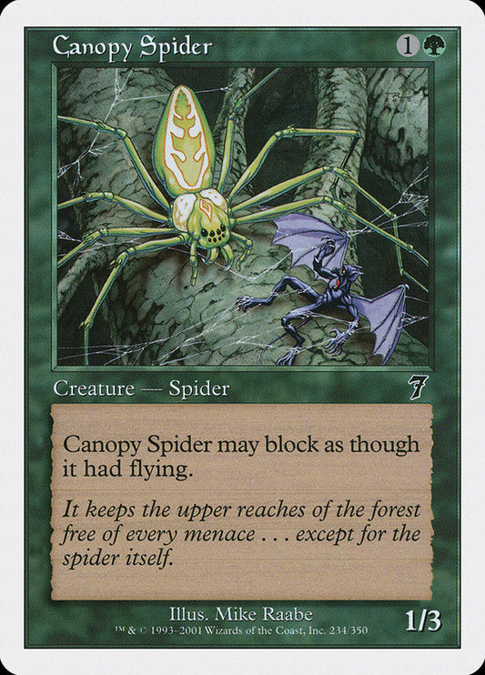 Canopy Spider [Seventh Edition] [Foil]