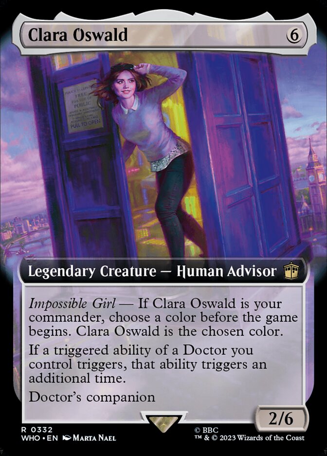 Clara Oswald (Extended Art) [Doctor Who] [Foil]