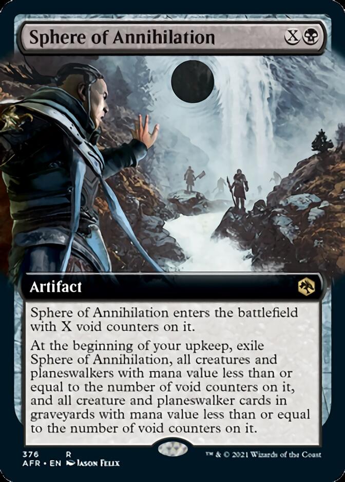 Sphere of Annihilation (Extended Art) [Dungeons & Dragons: Adventures in the Forgotten Realms] [Foil]