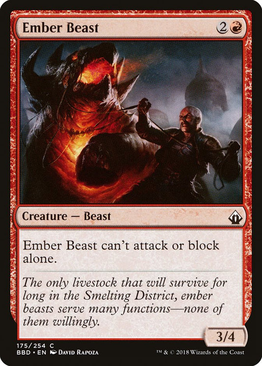 Ember Beast [Battlebond] [Foil]