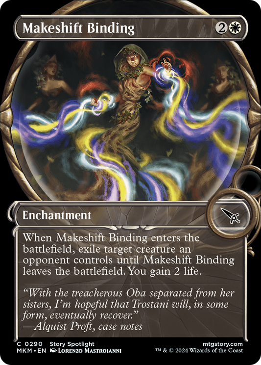Makeshift Binding (Showcase) [Murders at Karlov Manor] [Foil]