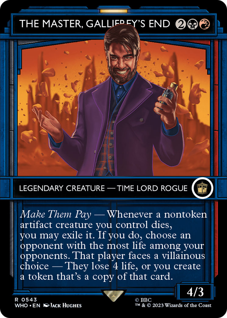 The Master, Gallifrey's End (Showcase) [Doctor Who] [Foil]