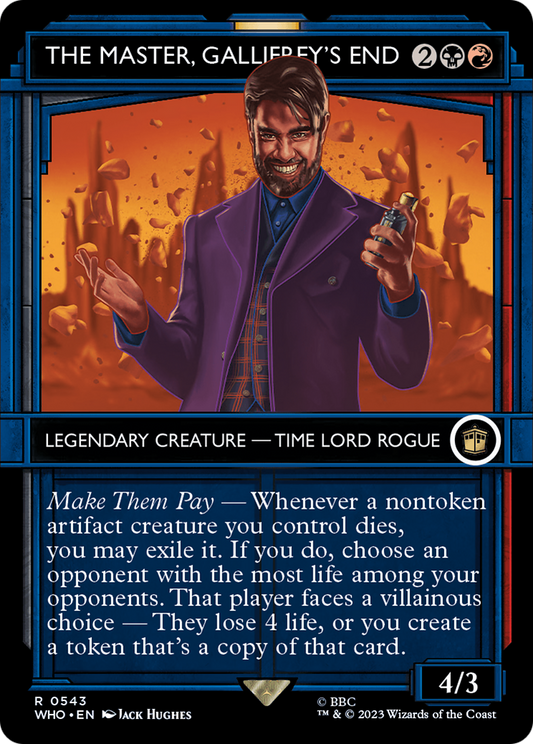 The Master, Gallifrey's End (Showcase) [Doctor Who] [Foil]