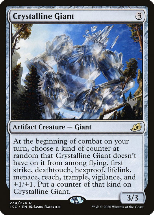 Crystalline Giant (Promo Pack) [Ikoria: Lair of Behemoths Promos] [Foil]