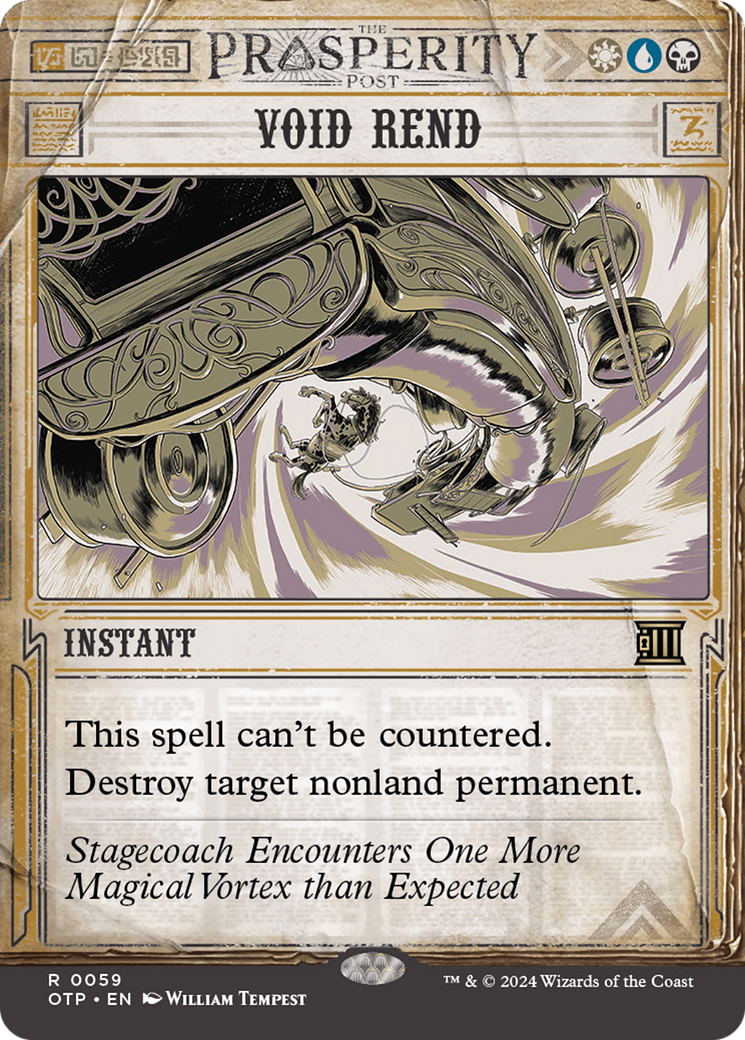 Void Rend [Outlaws of Thunder Junction: Breaking News] [Foil]