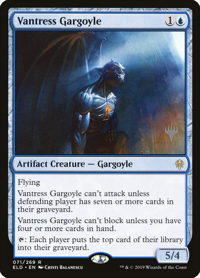 Vantress Gargoyle (Promo Pack) [Throne of Eldraine Promos] [Foil]