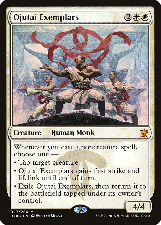 Ojutai Exemplars [Dragons of Tarkir] [Foil]