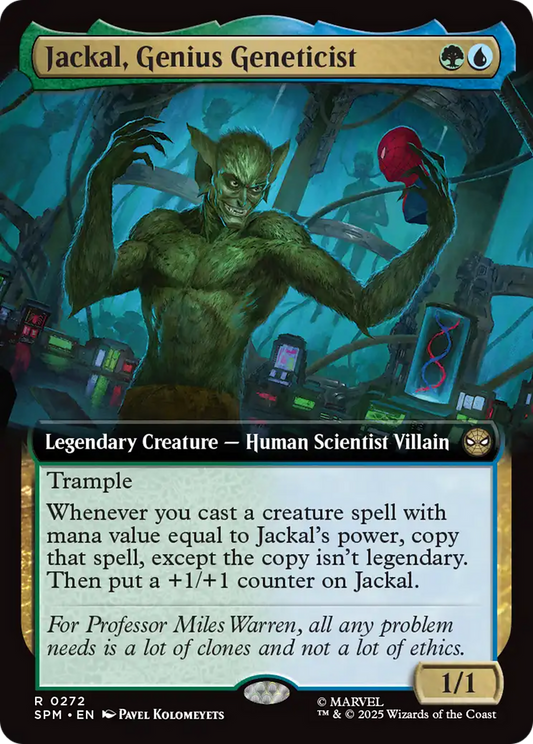 Jackal, Genius Geneticist (Extended Art) [Marvel's Spider-Man] [Foil]