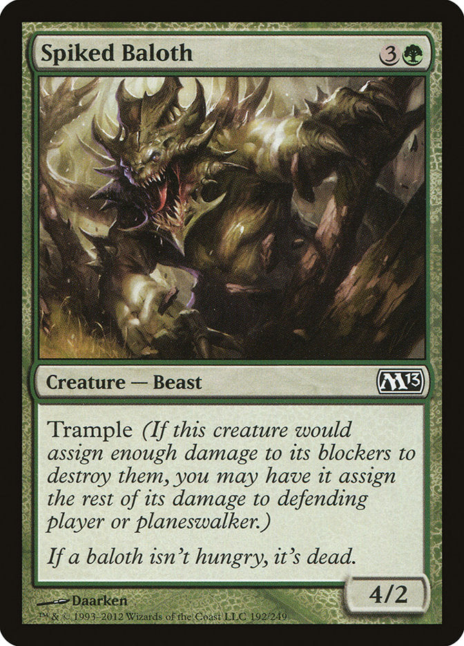Spiked Baloth [Core Set 2013]