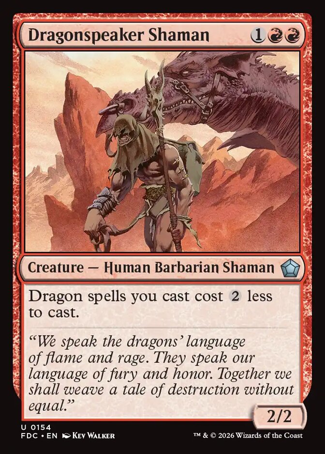 Dragonspeaker Shaman [Foundations Commander]