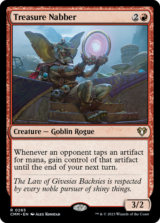 Treasure Nabber [Commander Masters] [Foil]