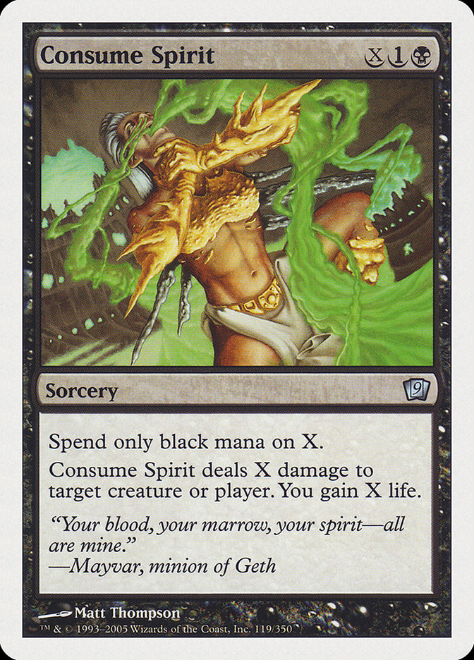Consume Spirit [Ninth Edition] [Foil]