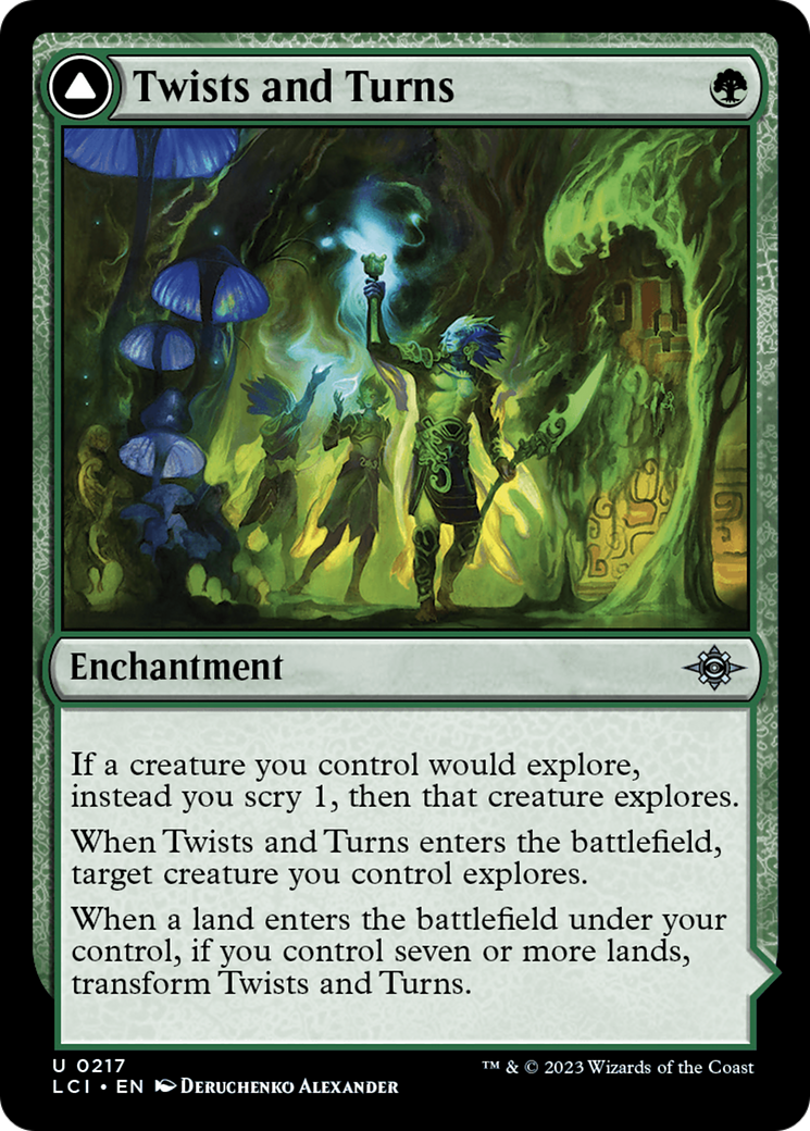 Twists and Turns // Mycoid Maze [The Lost Caverns of Ixalan] [Foil]