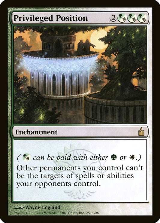Privileged Position [Ravnica: City of Guilds] [Foil]