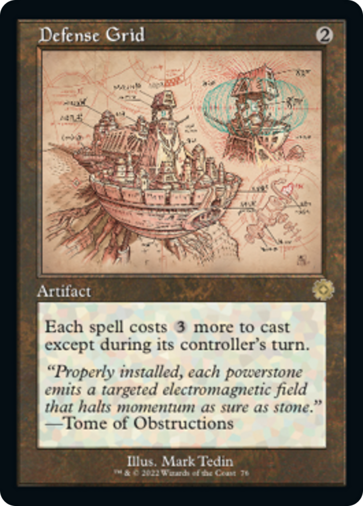 Defense Grid (Retro Schematic) [The Brothers' War Retro Artifacts] [Foil]