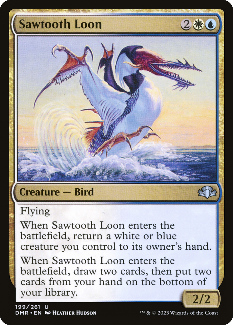 Sawtooth Loon [Dominaria Remastered] [Foil]