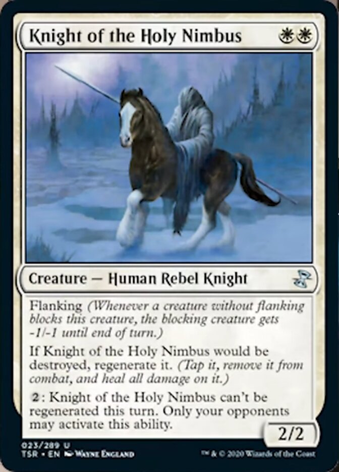 Knight of the Holy Nimbus [Time Spiral Remastered] [Foil]